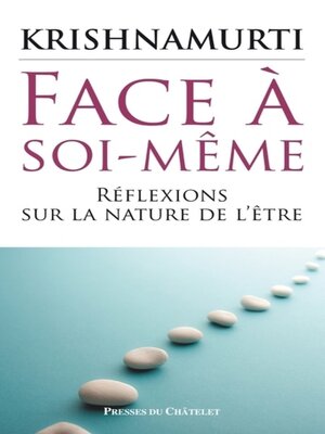 cover image of Face à soi-même--Réflexions sur la nature de l'être